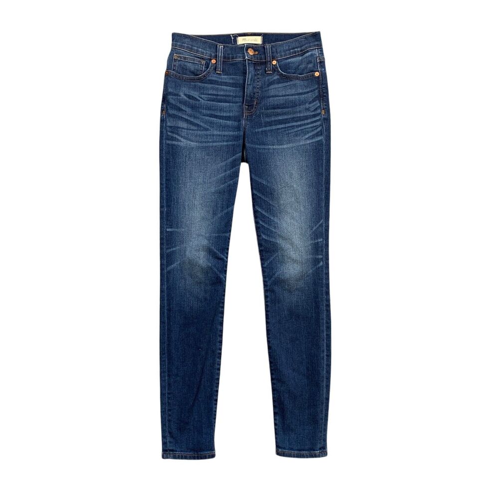 Madewell Jeans Womens 26 Denim 9 In High Rise Skinny Stretch Zip Fly Pockets